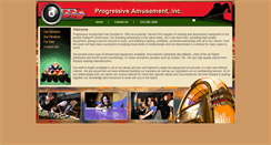 Desktop Screenshot of progressiveamusement.com